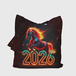 Сумка-шоппер Светящаяся лошадь 2026