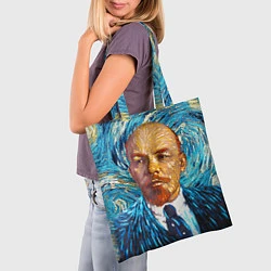 Сумка-шопер Ленин Ван Гога, цвет: 3D-принт — фото 2