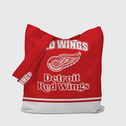 Сумка-шопер Detroit red wings, цвет: 3D-принт