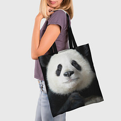 Сумка-шопер Взгляд пандочки, цвет: 3D-принт — фото 2