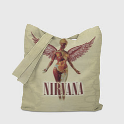 Сумка-шопер Nirvana Angel, цвет: 3D-принт