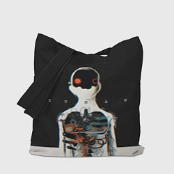 Сумка-шопер Three Days Grace: Skeleton, цвет: 3D-принт
