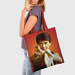 Сумка-шопер Джеки Чан ставит блок, цвет: 3D-принт — фото 2