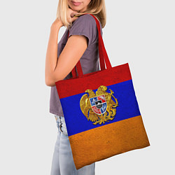 Сумка-шопер Армения, цвет: 3D-принт — фото 2
