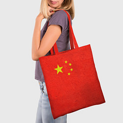 Сумка-шопер Китай, цвет: 3D-принт — фото 2