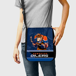 Сумка на плечо Edmonton Oilers, цвет: 3D-принт — фото 2