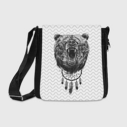 Сумка на плечо Bear Dreamcatcher, цвет: 3D-принт