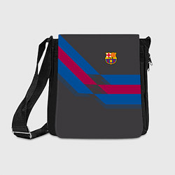 Сумка на плечо Barcelona FC: Dark style, цвет: 3D-принт