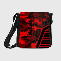 Сумка на плечо CS:GO Red Camo, цвет: 3D-принт