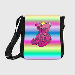 Сумка на плечо Lil Peep Bear, цвет: 3D-принт