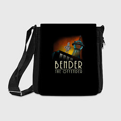 Сумка на плечо Bender The Offender, цвет: 3D-принт