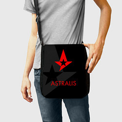 Сумка на плечо Astralis: Black Style, цвет: 3D-принт — фото 2