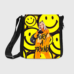 Сумка на плечо Billie Eilish: Bury a Friend, цвет: 3D-принт