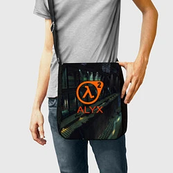 Сумка на плечо Half-life 2 ALYX, цвет: 3D-принт — фото 2