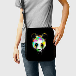 Сумка на плечо Панда в краске, цвет: 3D-принт — фото 2