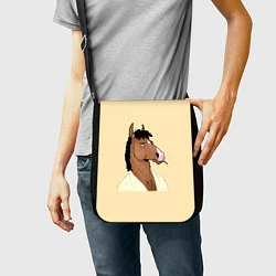 Сумка на плечо Конь БоДжек, цвет: 3D-принт — фото 2