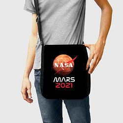 Сумка на плечо NASA Perseverance, цвет: 3D-принт — фото 2