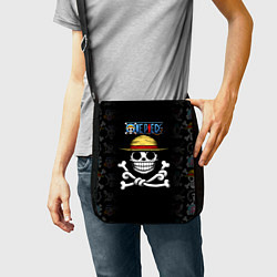 Сумка на плечо Пираты Соломенной Шляпы One Piece, цвет: 3D-принт — фото 2