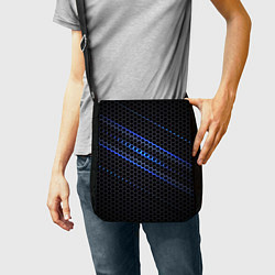 Сумка на плечо СТАЛЬНАЯ СЕТКА НЕОН STEEL MESH NEON, цвет: 3D-принт — фото 2