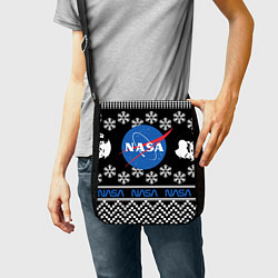 Сумка на плечо НАСА НОВЫЙ ГОД, цвет: 3D-принт — фото 2