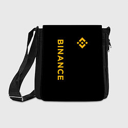 Сумка на плечо БИНАНС ЛОГО КАРБОН BINANCE LOGO, цвет: 3D-принт