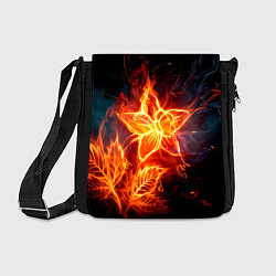 Сумка на плечо Flower Neon Fashion 2035 Flame, цвет: 3D-принт