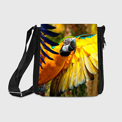 Сумка на плечо Взлёт попугая, цвет: 3D-принт