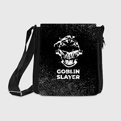 Сумка на плечо Goblin Slayer с потертостями на темном фоне, цвет: 3D-принт
