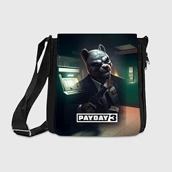 Сумка на плечо Payday 2 dog mask, цвет: 3D-принт
