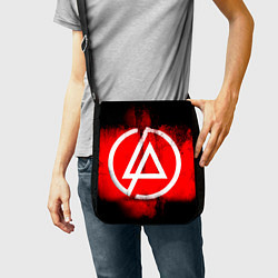 Сумка на плечо Linkin Park: Red style, цвет: 3D-принт — фото 2