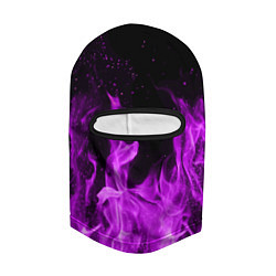 Балаклава Фиолетовый огонь, цвет: 3D-черный — фото 2