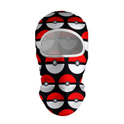 Балаклава Pokeball Pattern, цвет: 3D-белый