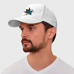 Бейсболка San Jose Sharks, цвет: белый — фото 2