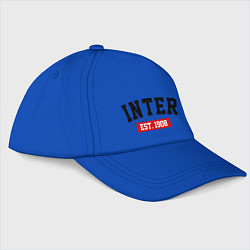 Бейсболка FC Inter Est. 1908, цвет: синий