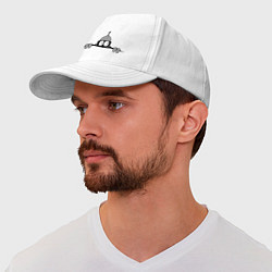 Бейсболка Бэндер подглядывает, цвет: белый — фото 2