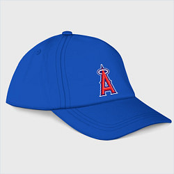 Бейсболка Los Angeles Angels of Anaheim logo, цвет: синий