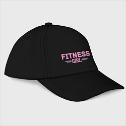 Бейсболка Fitness girl, цвет: черный