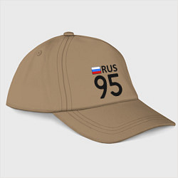 Бейсболка RUS 95, цвет: миндальный