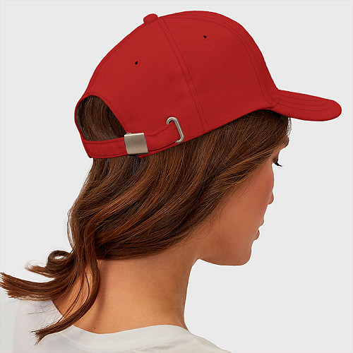 Бейсболка Skull Music lover / Красный – фото 5