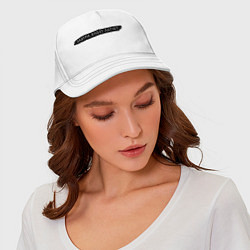 Бейсболка Молчи, цвет: белый — фото 2