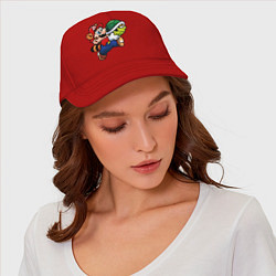 Бейсболка MarioTurtles, цвет: красный — фото 2
