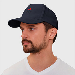 Бейсболка LOVE ЛЮБОВЬ, цвет: тёмно-синий — фото 2