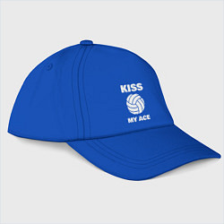 Бейсболка Kiss - My Ace, цвет: синий