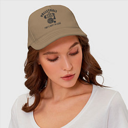 Бейсболка Volleyball & Beer, цвет: миндальный — фото 2