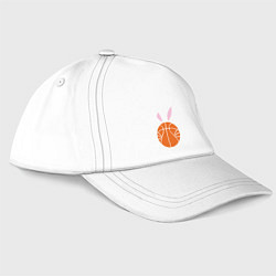 Бейсболка Basketball Bunny, цвет: белый
