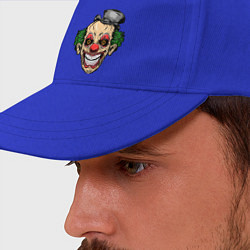 Бейсболка Scary Clown, цвет: синий — фото 2