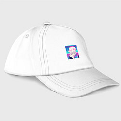 Бейсболка Sad Boy Anime Style, цвет: белый