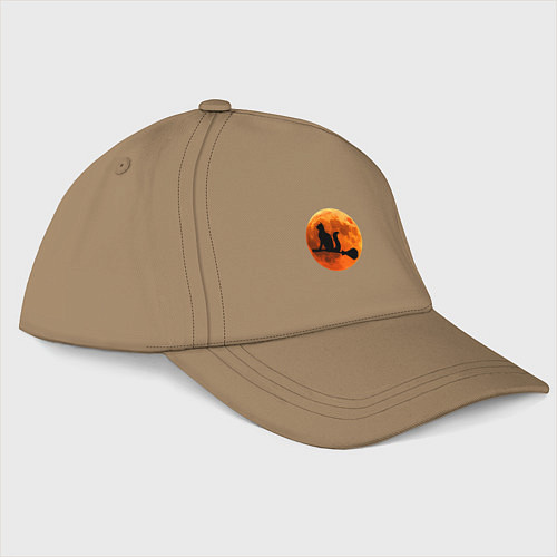 Бейсболка Halloween Cat / Миндальный – фото 3