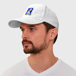 Бейсболка Крутой Барт Симпсон - Dude, цвет: белый — фото 2