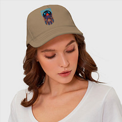 Бейсболка Авиатор в шлеме, цвет: миндальный — фото 2